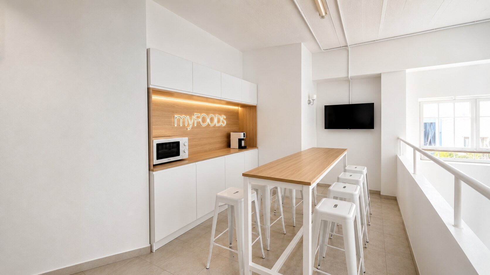 Comedor para clientes de MyFoods